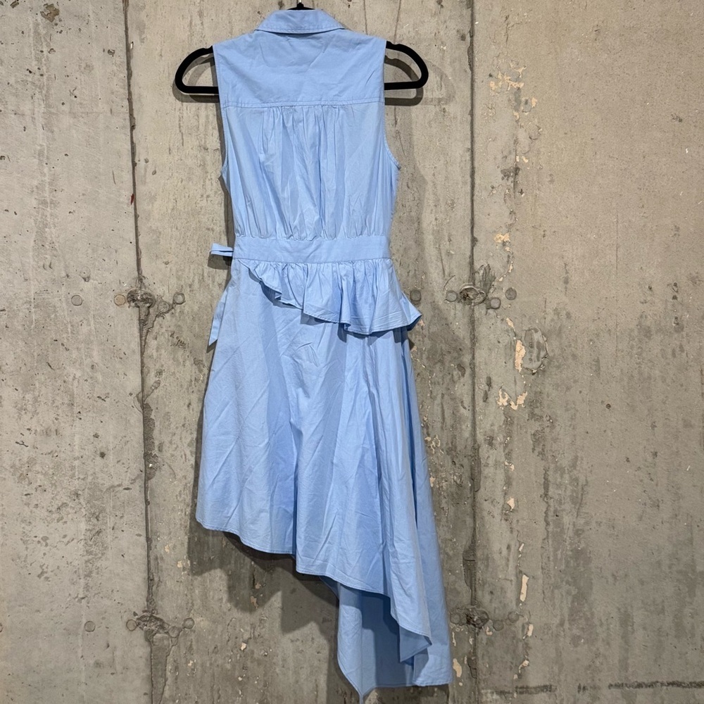 Maeve Anthropologie Size 2 Asymmetrical Sleeveless Shirt Dress Wedding Party NWT - Picture 3 of 8